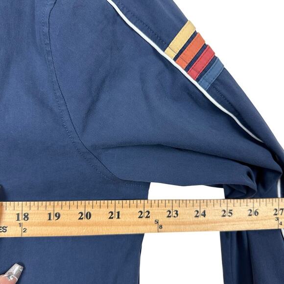 Marine Layer Men’s Zip Jacket Size M Retro Track Bomber Stranger Things 80s NWT - Picture 10 of 11